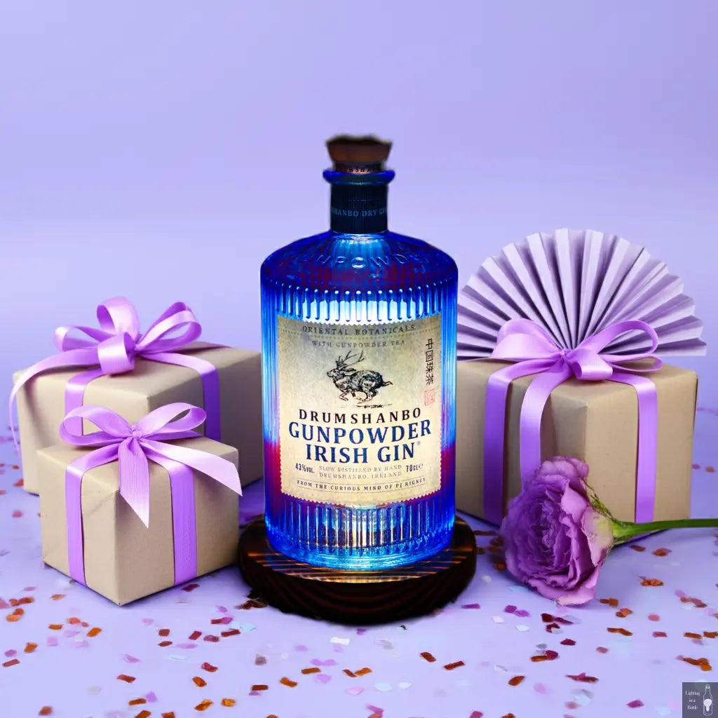 Drumshanbo Gunpowder Gin Bottle Lamp | Perfect Gift for Gin-Lovers My Store