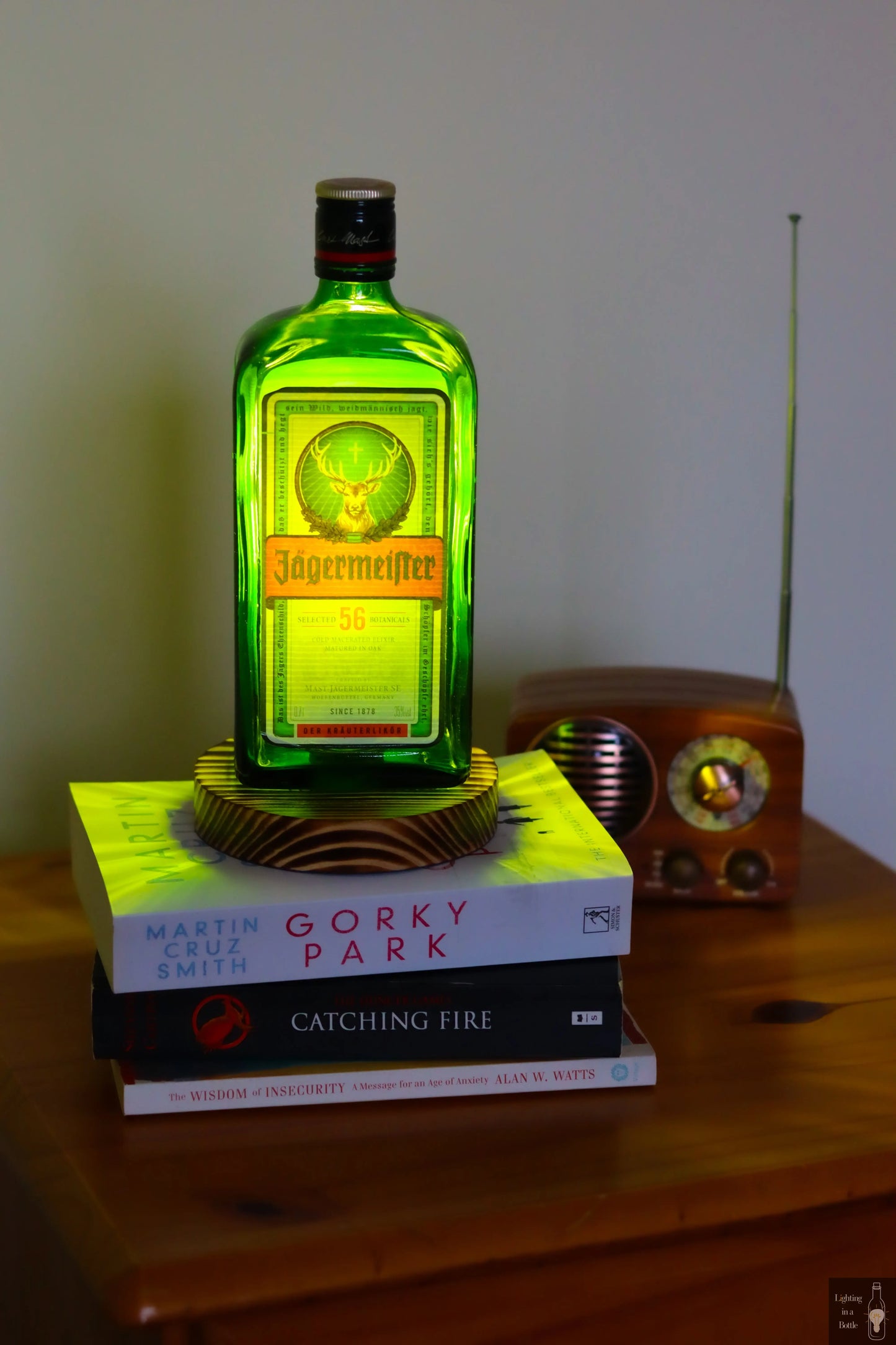 Jägermeister bottle lamp perfect gift for Jägermeister-lovers