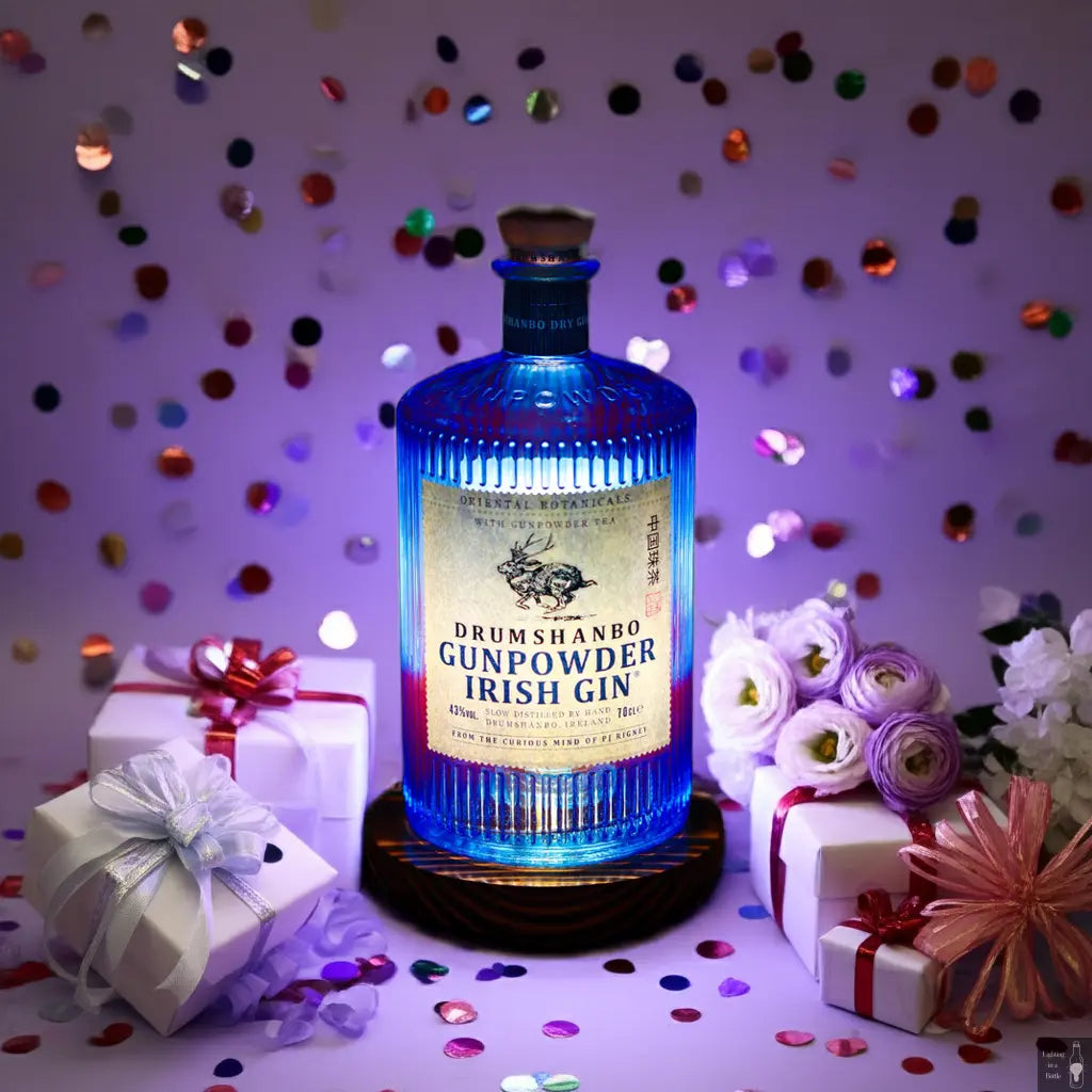Drumshanbo Gunpowder Gin Bottle Lamp | Perfect Gift for Gin-Lovers My Store