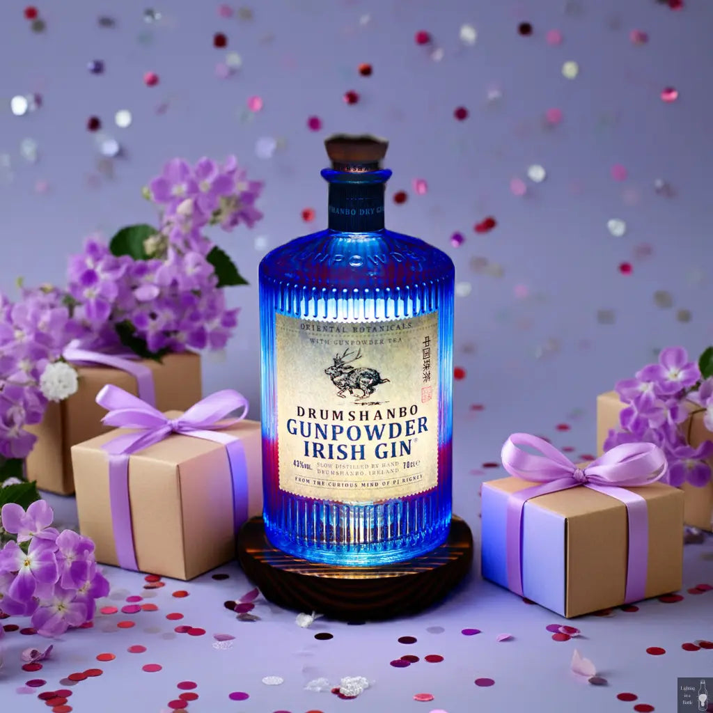 Drumshanbo Gunpowder Gin Bottle Lamp | Perfect Gift for Gin-Lovers My Store