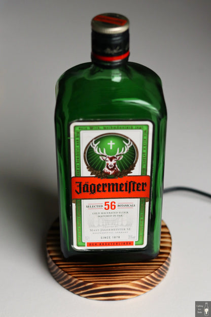 Jägermeister bottle lamp perfect gift for Jägermeister-lovers