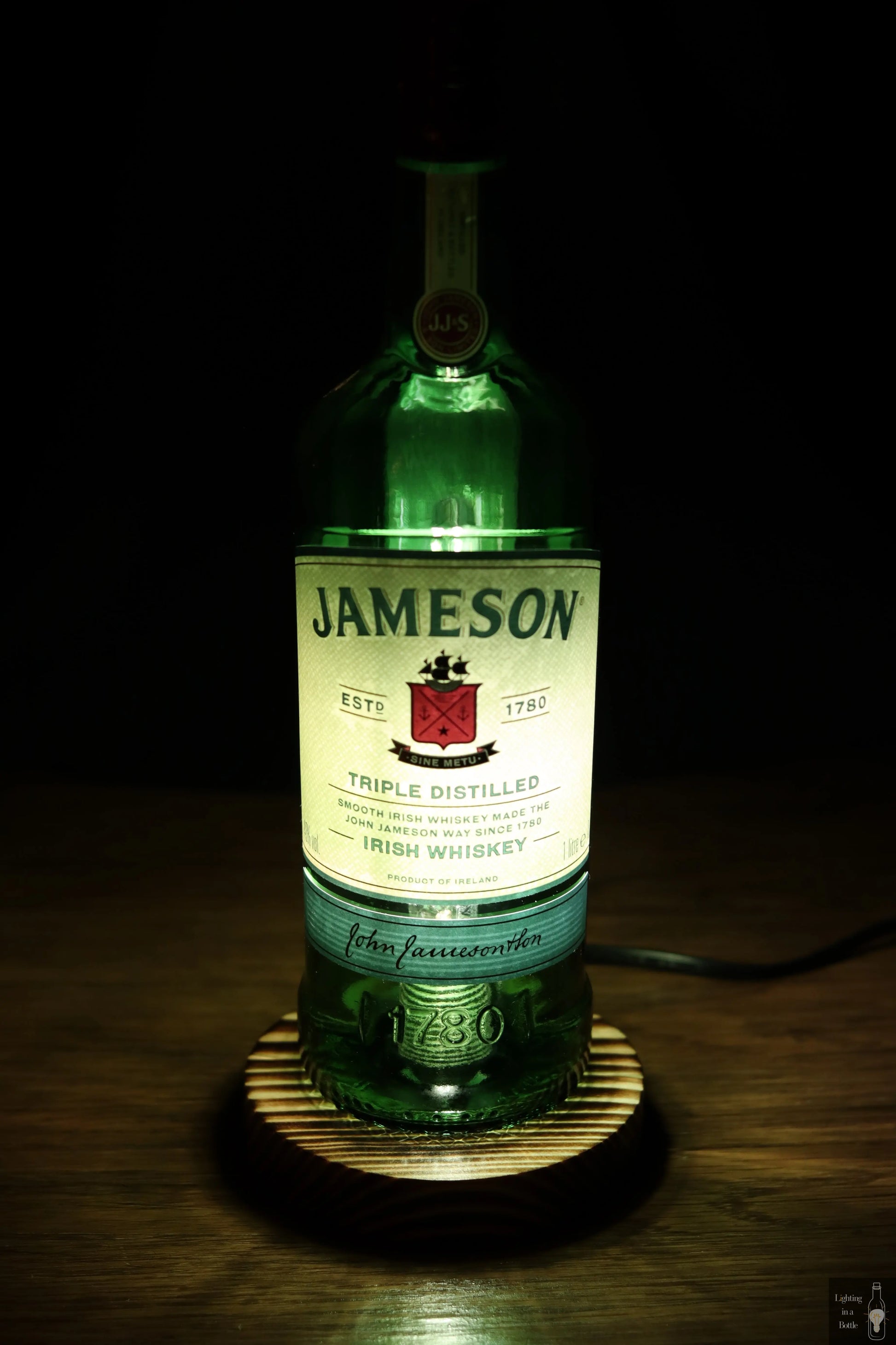 Jameson lamp bespoke home bar lighting